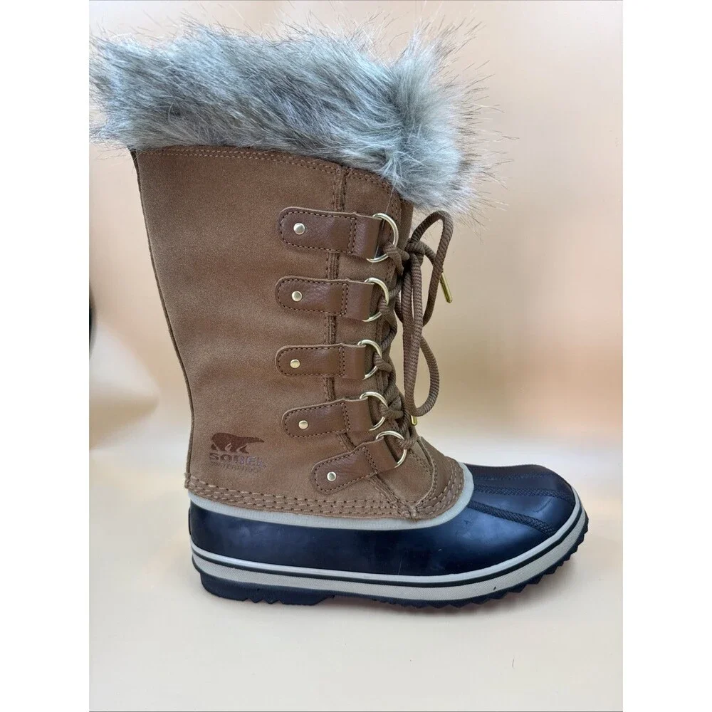 Sorel Joan of Arctic Women's Waterproof Insulated Winter Boots Beige Size 9
